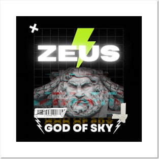 Zeus God Of Sky Posters and Art